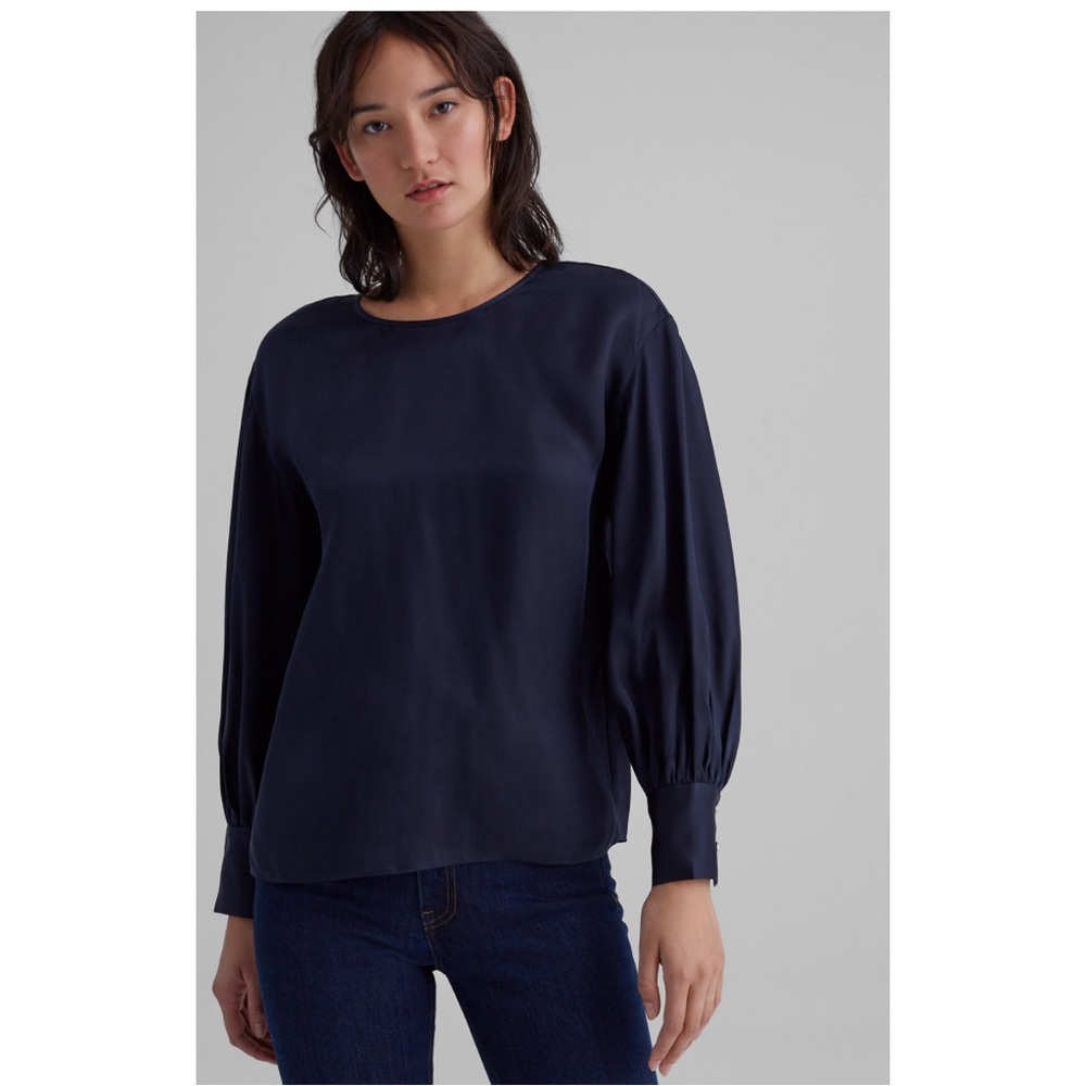 CLUB MONACO BALLOON SLEEVE BLOUSE